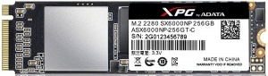 Adata XPG SX6000 Pro 256Gb M.2 NVMe SSD